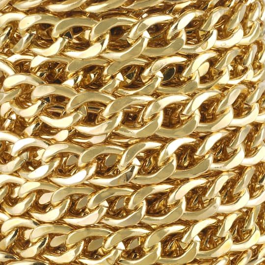 6yd. Gold Curb Chain by Bead Landing™